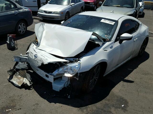 JF1ZNAA12D1731007 - 2013 TOYOTA SCION FR-S თეთრი ფოტო 2