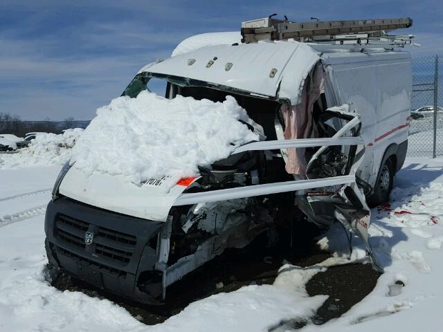 3C6TRVAG3GE135946 - 2016 RAM PROMASTER WHITE photo 2