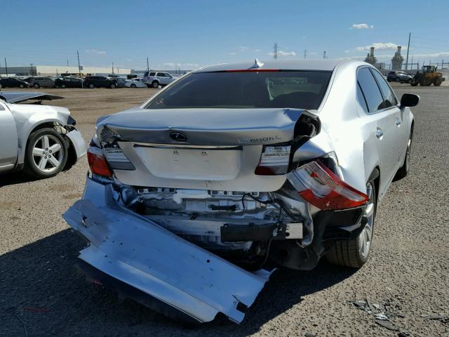 JTHDU46F985002982 - 2008 LEXUS LS 600HL SILVER photo 9