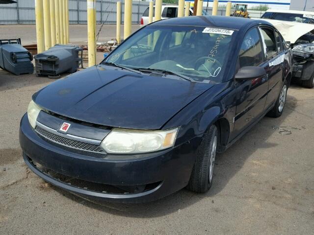 1G8AJ52F84Z129941 - 2004 SATURN ION LEVEL BLACK photo 2