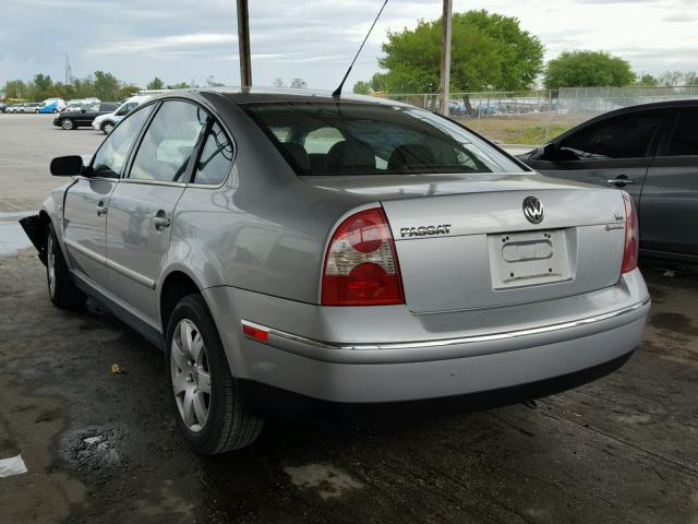 WVWTH63B02P246451 - 2002 VOLKSWAGEN PASSAT GLX 银色 照片 3