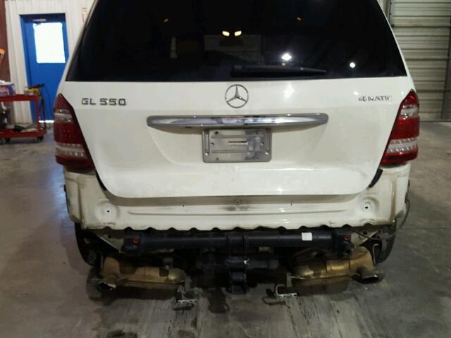 4JGBF8GE7AA584136 - 2010 MERCEDES-BENZ GL 550 4MA WHITE photo 9