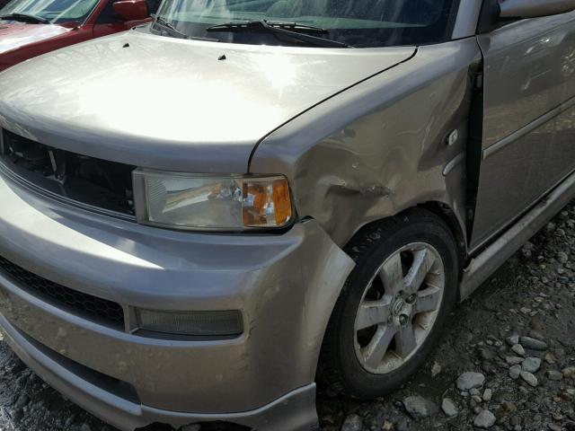JTLKT324450177874 - 2005 TOYOTA SCION XB 灰色 照片 9