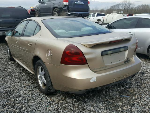 2G2WS522341293813 - 2004 PONTIAC GRAND PRIX GOLD photo 3