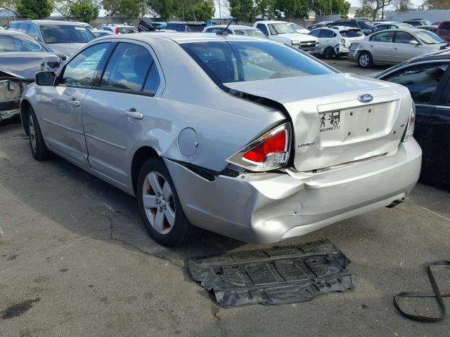 3FAHP07Z67R276816 - 2007 FORD FUSION SE SILVER photo 3