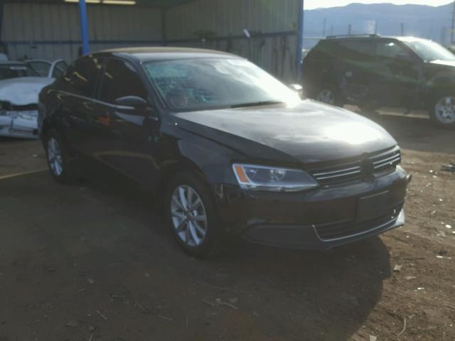 3VWB07AJ9EM436503 - 2014 VOLKSWAGEN JETTA SE BLACK photo 1