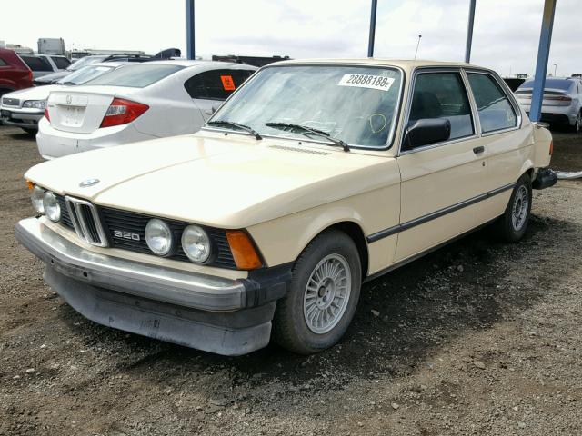 WBAAG3302D8387264 - 1983 BMW 320 I BEIGE photo 2