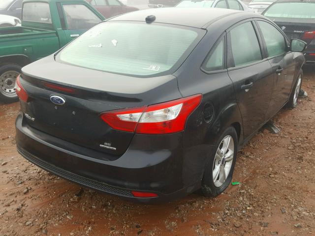 1FADP3F29EL378093 - 2014 FORD FOCUS SE BLACK photo 4