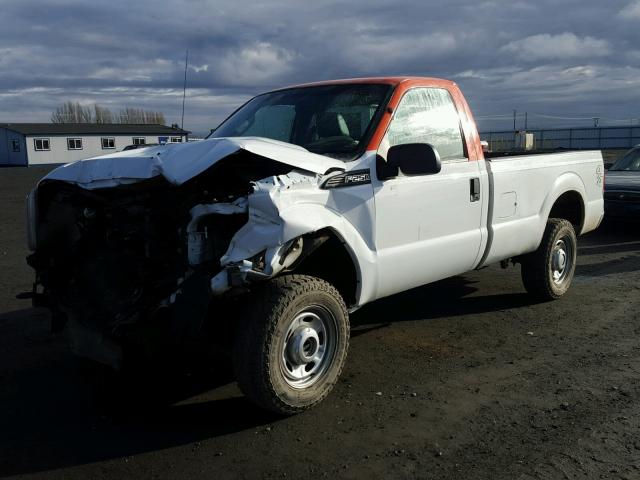 1FTBF2B64EEA43030 - 2014 FORD F250 SUPER WHITE photo 2