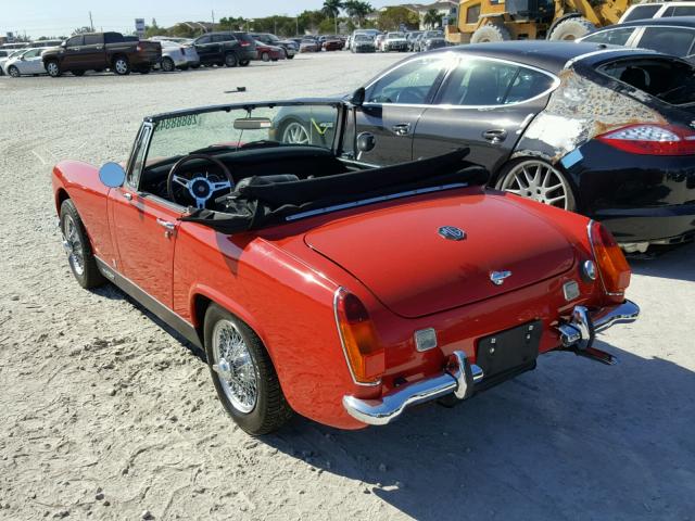 GAN5UB92788G - 1971 MG MIDGET RED photo 3