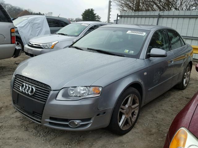 WAUDF78EX6A022757 - 2006 AUDI A4 2.0T QU SILVER photo 2