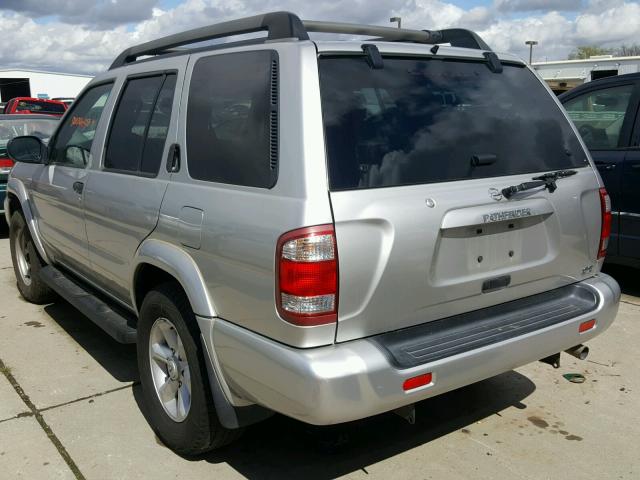 JN8DR09Y53W822427 - 2003 NISSAN PATHFINDER SILVER photo 3