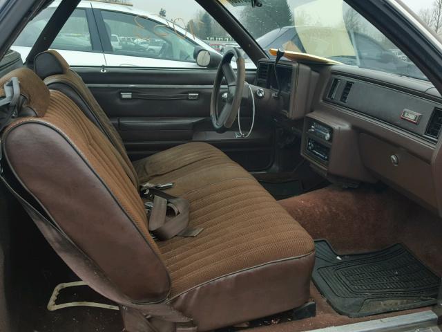 1GCCW80A7ER117385 - 1984 CHEVROLET EL CAMINO BROWN photo 5