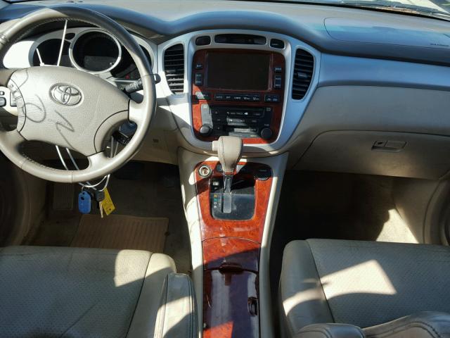 JTEEW21A060028120 - 2006 TOYOTA HIGHLANDER BLUE photo 9