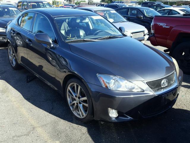 JTHBE262285020665 - 2008 LEXUS IS 350 GRAY photo 1