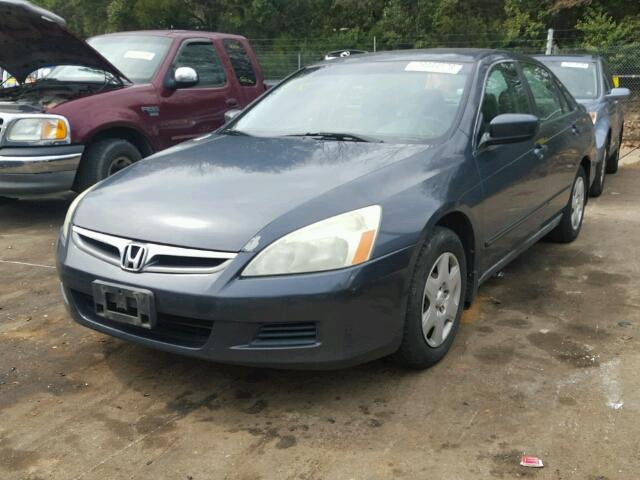 3HGCM56416G703072 - 2006 HONDA ACCORD LX BLUE photo 2