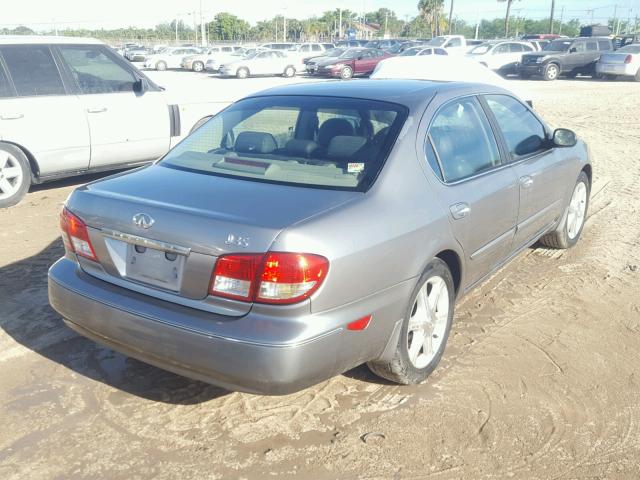 JNKDA31A03T113522 - 2003 INFINITI I35 GRAY photo 4