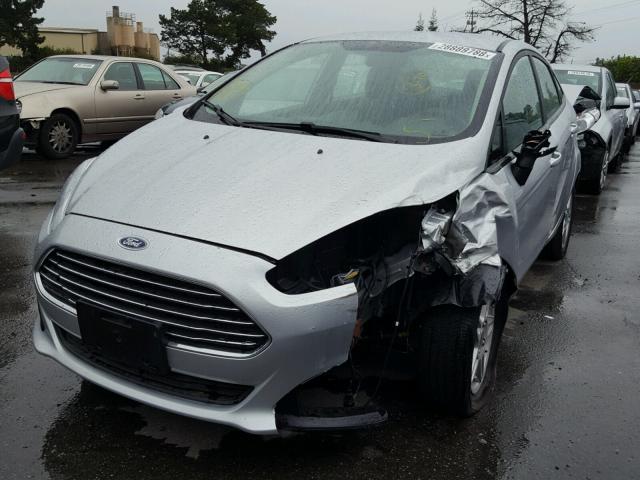 3FADP4BJ1HM153463 - 2017 FORD FIESTA SE SILVER photo 2