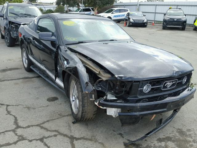 1ZVHT80N785139106 - 2008 FORD MUSTANG BLACK photo 1