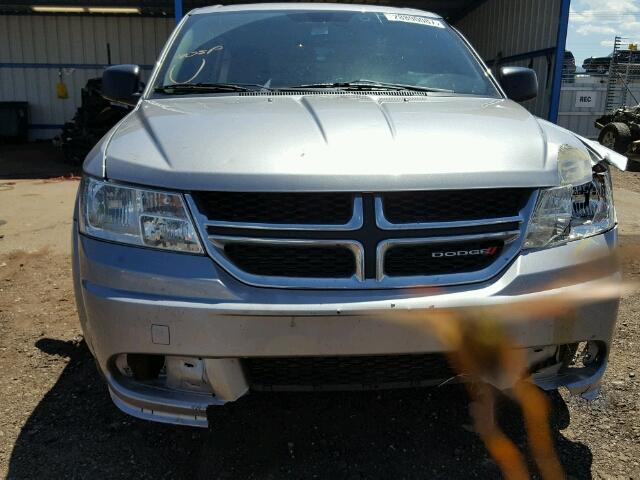 3C4PDCAB4FT630829 - 2015 DODGE JOURNEY SE SILVER photo 10