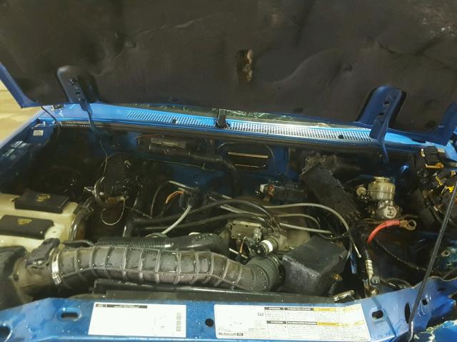 1FTYR11U7WTA20902 - 1998 FORD RANGER BLUE photo 7