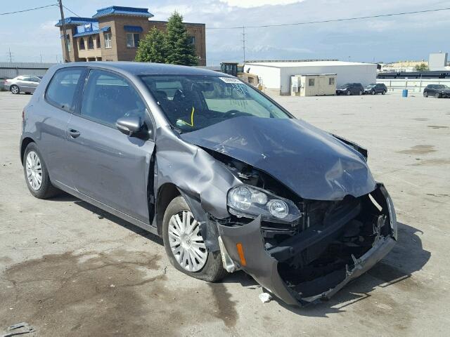 WVWAB7AJ5CW114964 - 2012 VOLKSWAGEN GOLF CHARCOAL photo 1