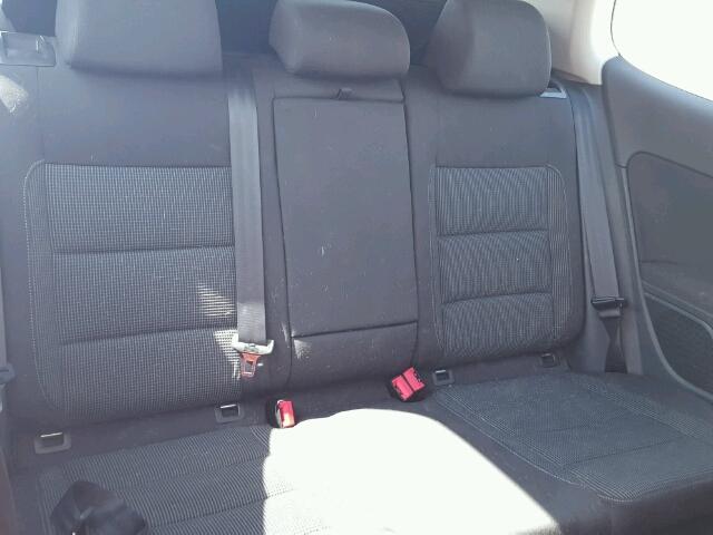 WVWAB7AJ5CW114964 - 2012 VOLKSWAGEN GOLF CHARCOAL photo 6