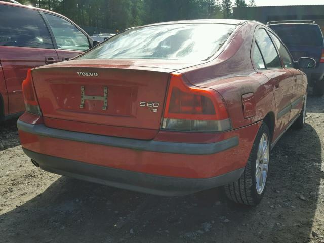 YV1RS53D922126744 - 2002 VOLVO S60 T5 RED photo 4