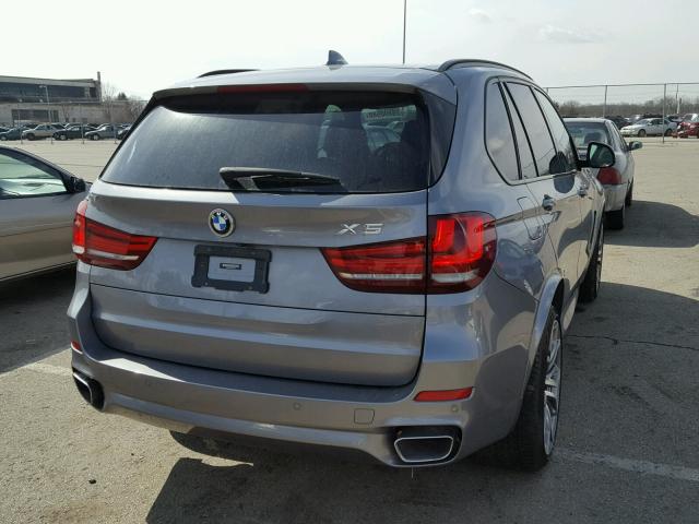 5UXKR2C50G0R72563 - 2016 BMW X5 SDRIVE3 GRAY photo 4