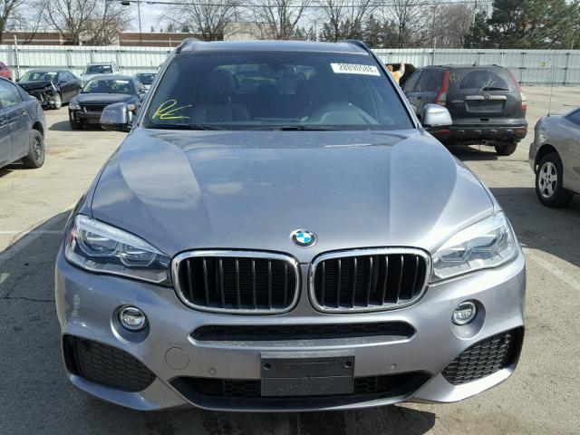 5UXKR2C50G0R72563 - 2016 BMW X5 SDRIVE3 GRAY photo 9