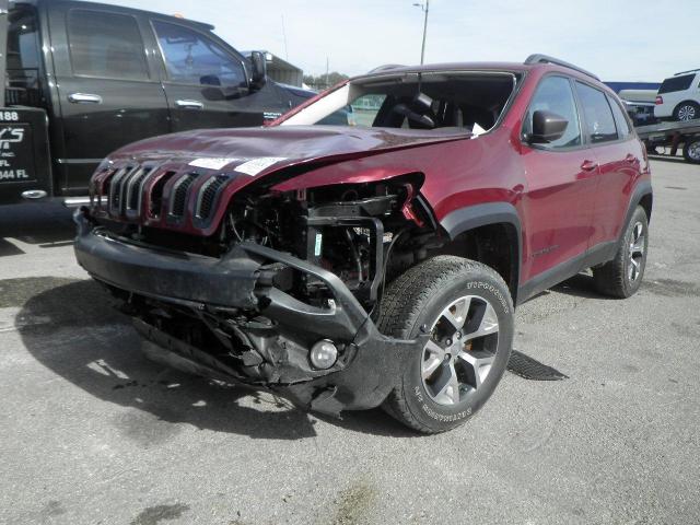 1C4PJMBS6FW619399 - 2015 JEEP CHEROKEE T RED photo 1