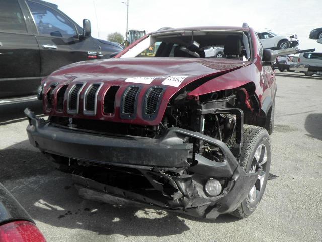 1C4PJMBS6FW619399 - 2015 JEEP CHEROKEE T RED photo 2