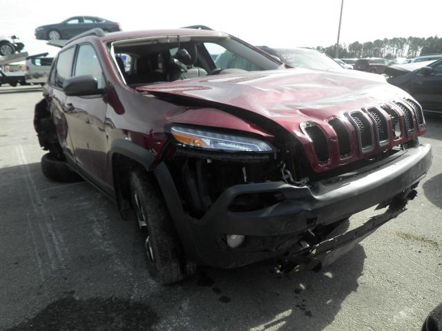 1C4PJMBS6FW619399 - 2015 JEEP CHEROKEE T RED photo 3