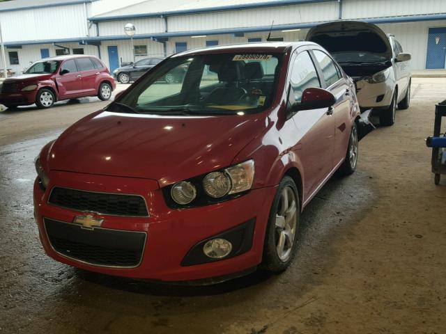 1G1JE5SH9C4115031 - 2012 CHEVROLET SONIC LTZ RED photo 2