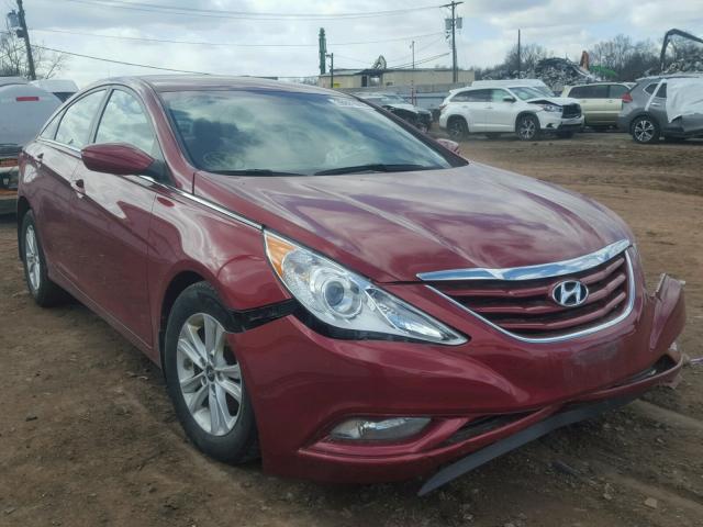 5NPEB4AC0DH784804 - 2013 HYUNDAI SONATA GLS RED photo 1