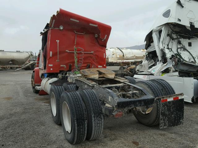 1XPWD49X29D769870 - 2009 PETERBILT 388 RED photo 3