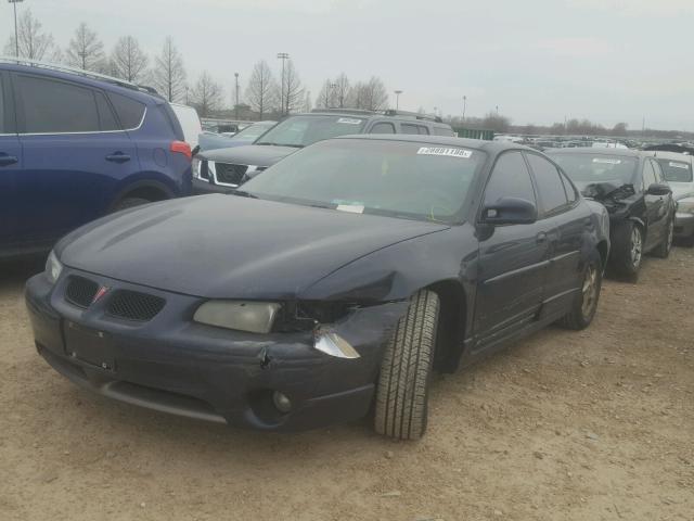 1G2WP52K42F181156 - 2002 PONTIAC GRAND PRIX BLUE photo 2