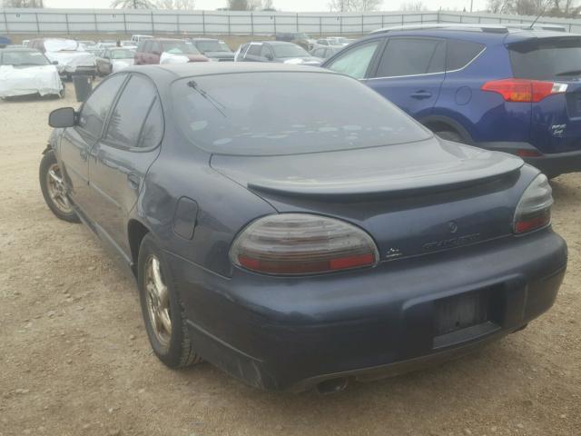 1G2WP52K42F181156 - 2002 PONTIAC GRAND PRIX BLUE photo 3