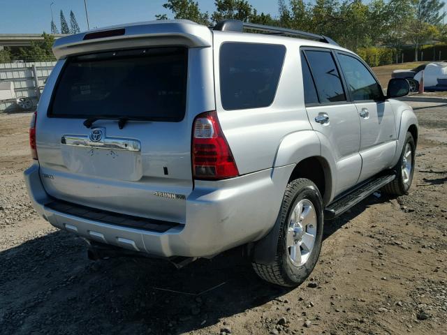 JTEZU14R49K026687 - 2009 TOYOTA 4RUNNER SR SILVER photo 4