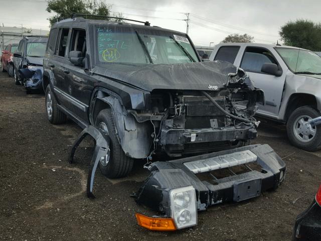 1J8HG58208C199412 - 2008 JEEP COMMANDER BLACK photo 1