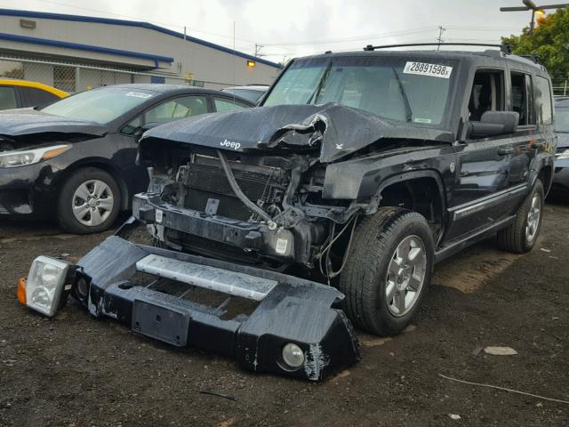 1J8HG58208C199412 - 2008 JEEP COMMANDER BLACK photo 2
