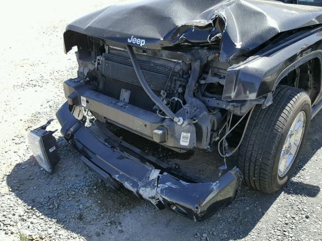 1J8HG58208C199412 - 2008 JEEP COMMANDER BLACK photo 9