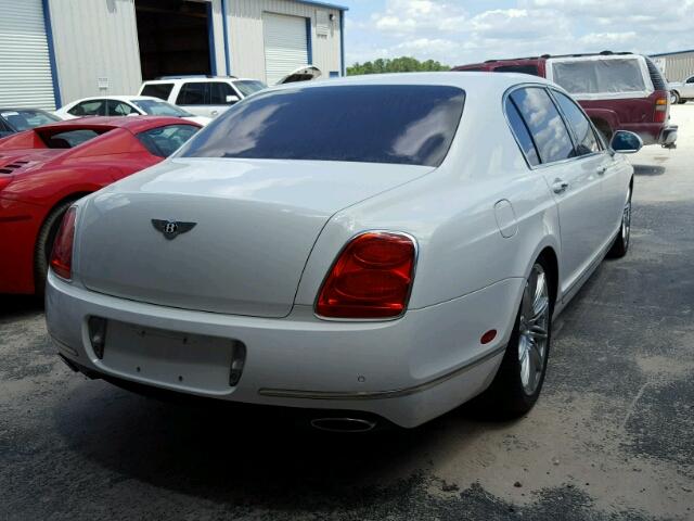 SCBBR9ZA9BC068915 - 2011 BENTLEY CONTINENTA WHITE photo 4