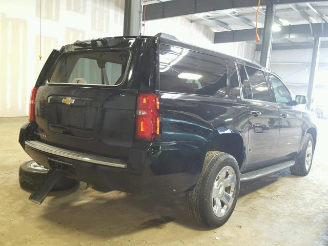 1GNSKJKC2GR305920 - 2016 CHEVROLET SUBURBAN K BLACK photo 4