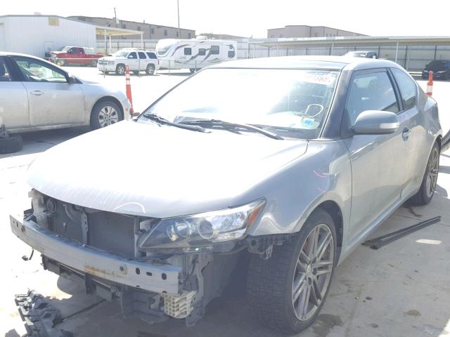 JTKJF5C74C3031093 - 2012 TOYOTA SCION TC GRAY photo 2