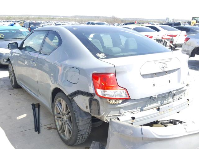 JTKJF5C74C3031093 - 2012 TOYOTA SCION TC GRAY photo 3