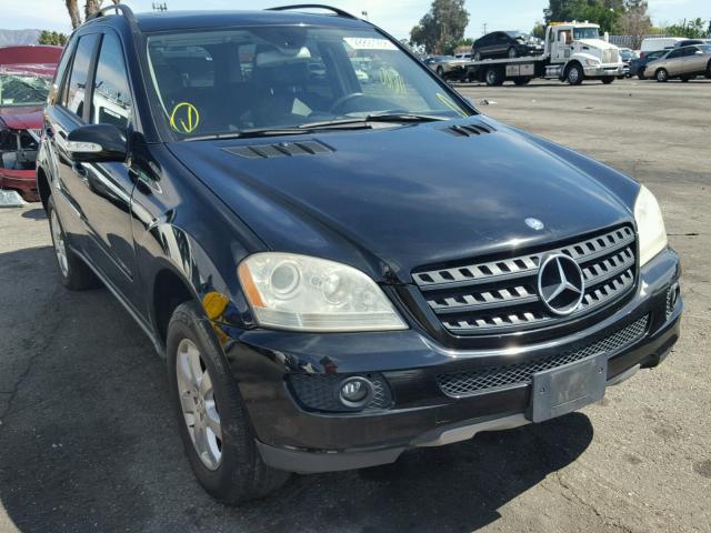 4JGBB86E16A125236 - 2006 MERCEDES-BENZ ML 350 BLACK photo 1