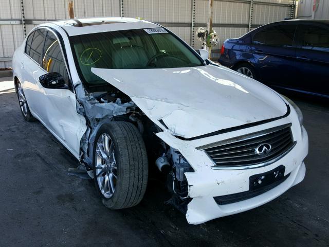 JN1CV6AP1DM715593 - 2013 INFINITI G37 BASE WHITE photo 1