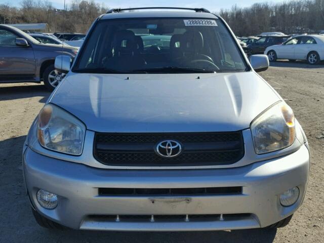 JTEHD20V356025506 - 2005 TOYOTA RAV4 SILVER photo 9