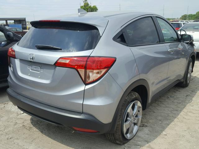 3CZRU5H58HM712719 - 2017 HONDA HR-V EX SILVER photo 4